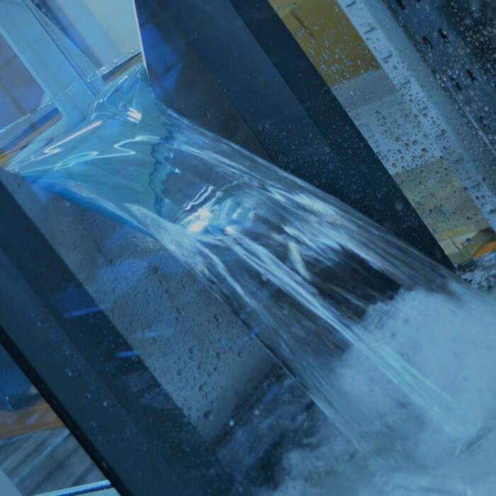 Flow Channel With Blue Hue