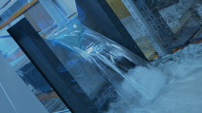 Flow Channel With Blue Hue