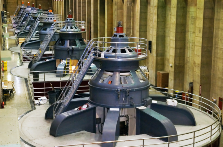 Power Generators At Hoover Dam