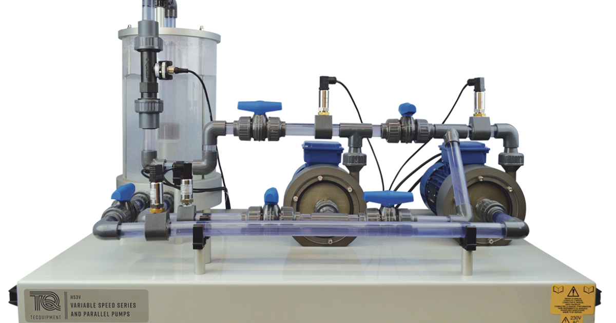 Variable Speed Series and Parallel Pumps | TecQuipment