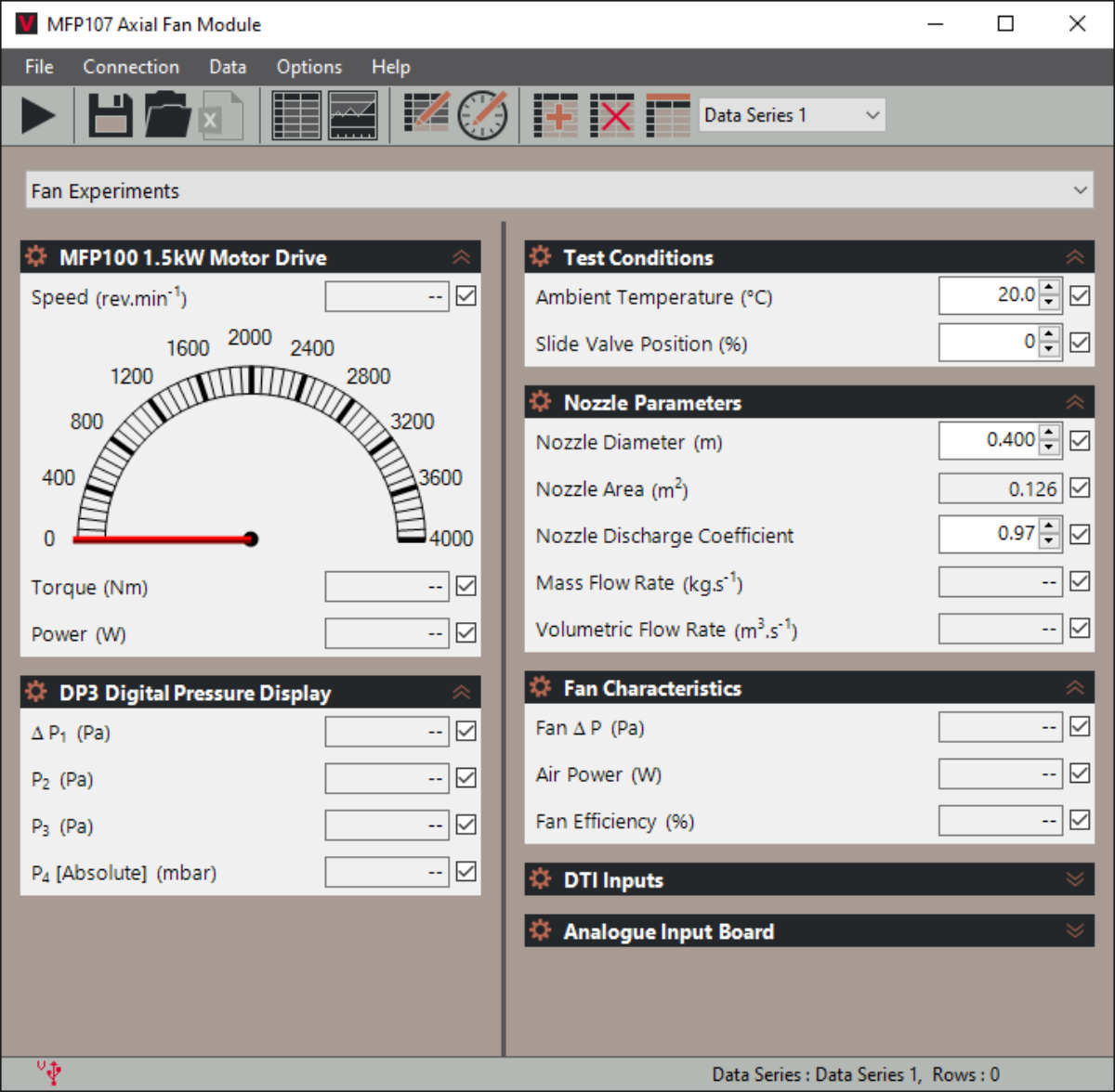 TecQuipment | AXIAL FAN MODULE