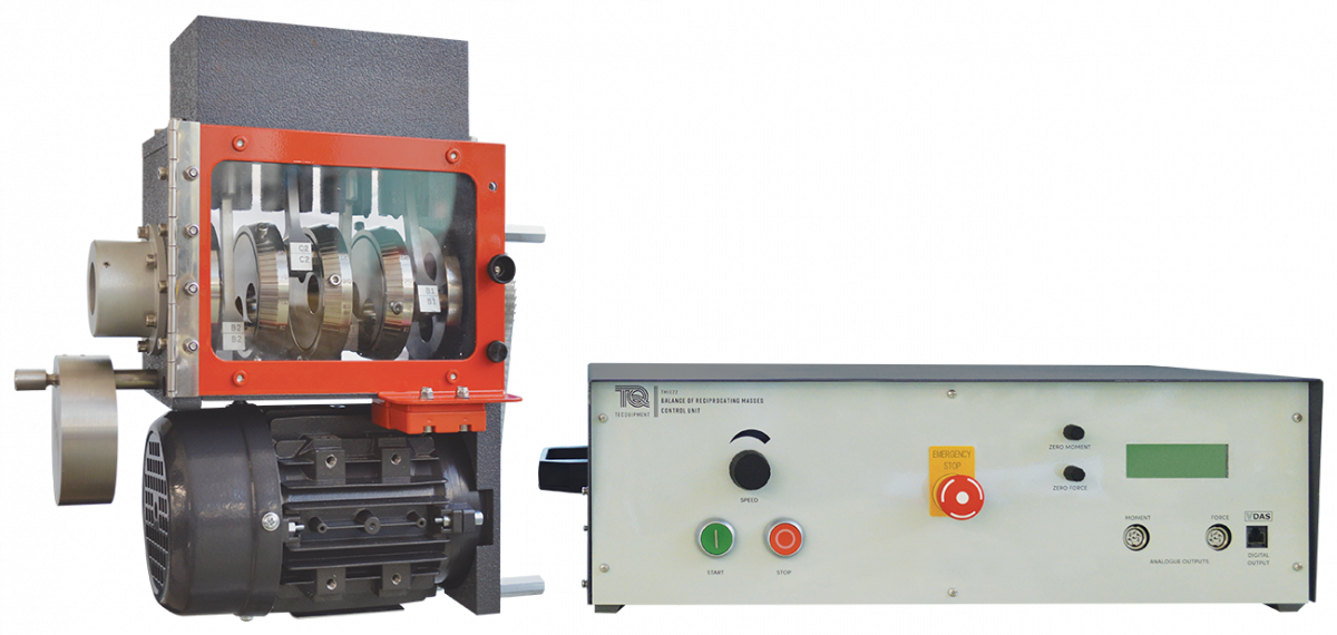 Balance of Reciprocating Masses Theory of Machines TecQuipment