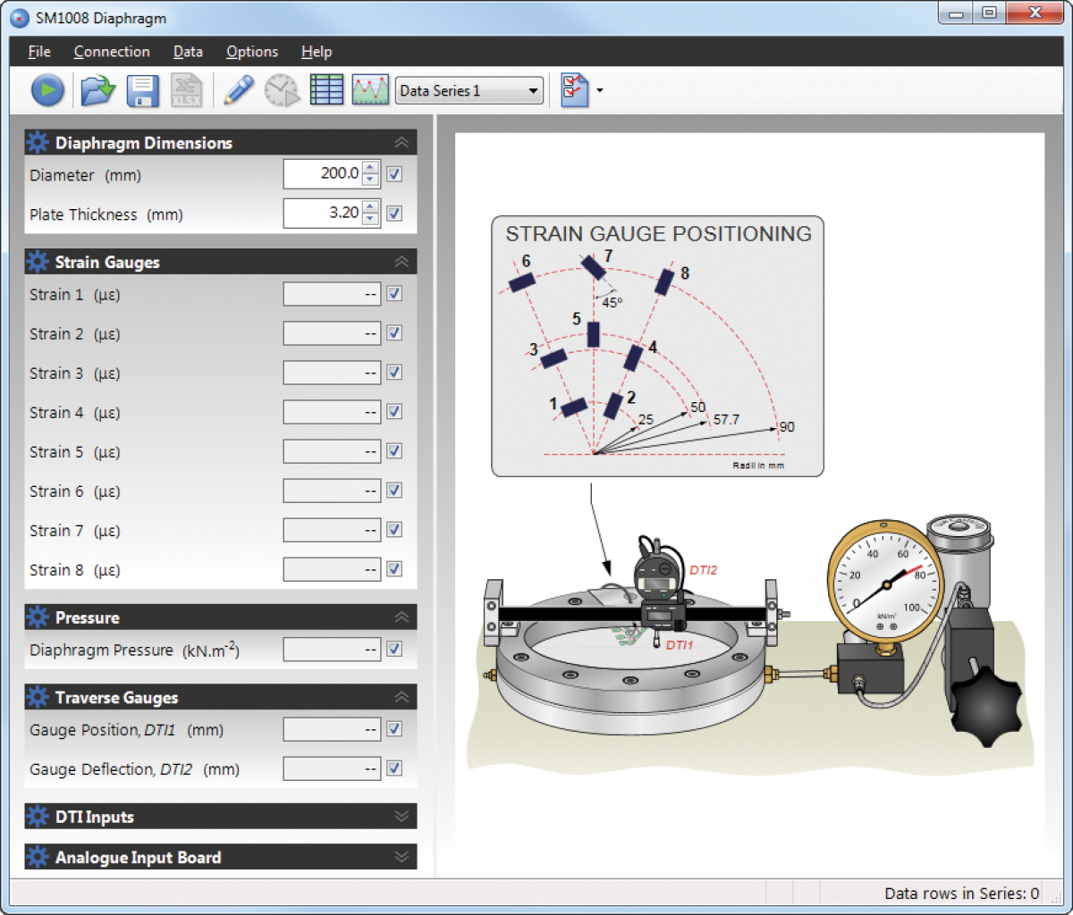 Diaphragm SM1008 Materials Testing TecQuipment